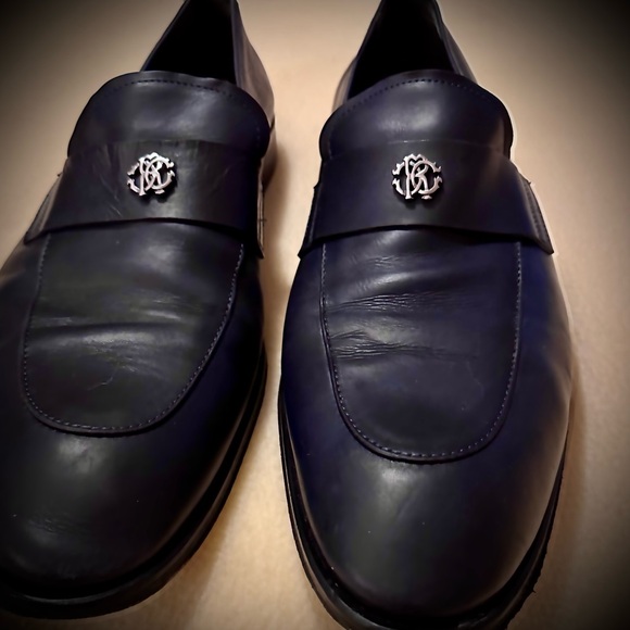 Roberto Cavalli Blue Loafer RARE Men’s size 11  US / 44.5 EU VINTAGE - Picture 5 of 9